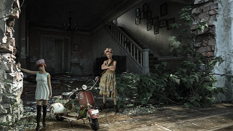 Mopedfahrer stürzt im Kreisverkehr