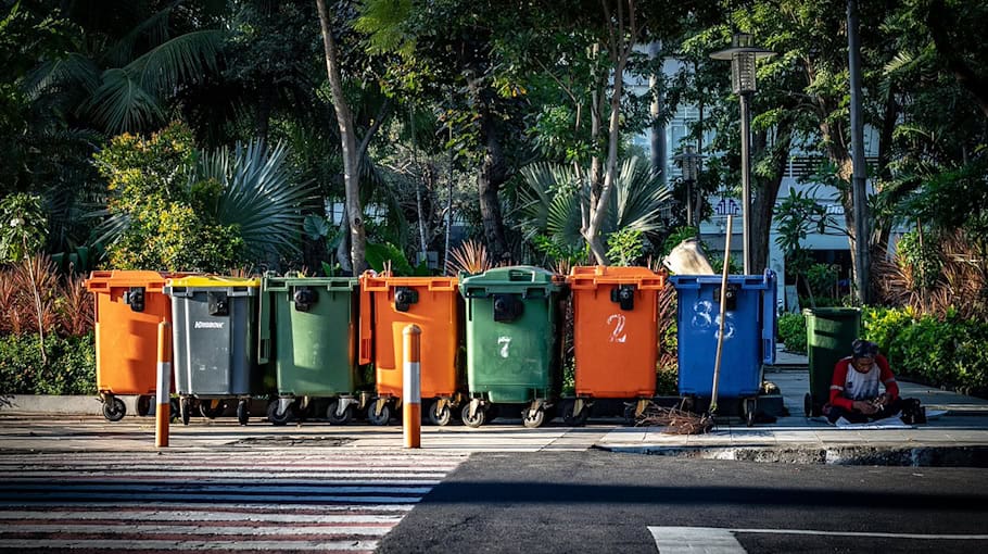 Mülltonnenbrand in Zwickau-Nordvorstadt