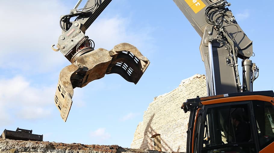 Misslungener Kraftstoffdiebstahl an Bagger in Frankenhausen