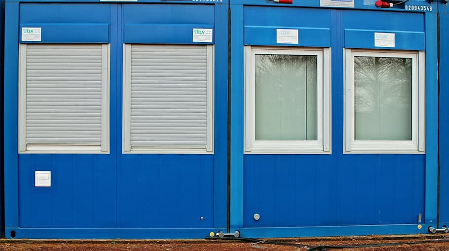 Baucontainer aufgebrochen in Ostritz