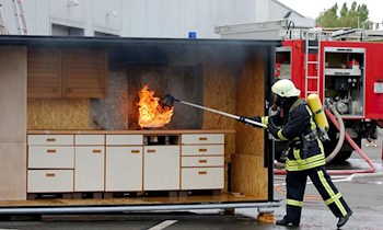 Küchenbrand in OT Sonnenberg: Wohnung unbewohnbar
