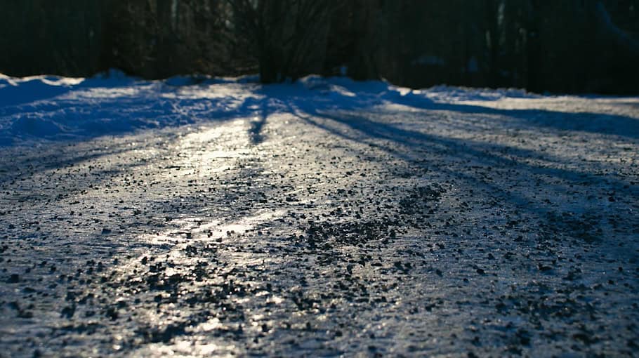 Winterglätte verursacht Unfall in Oppach