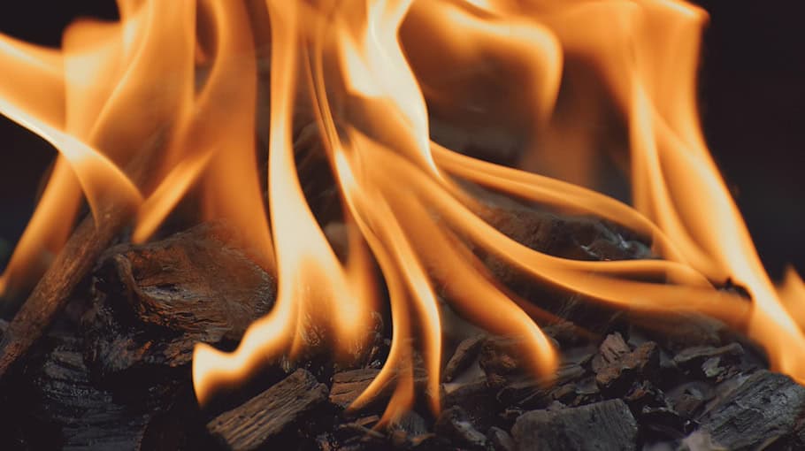 Brand einer Gartenlaube in Leipzig