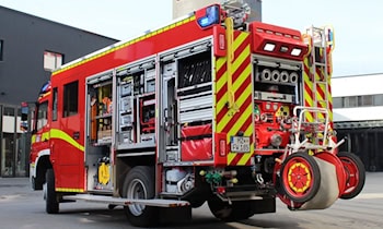 Brand in Doppelhaushälfte in Grimma