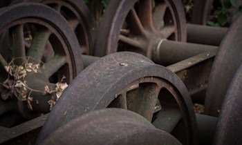 Vier Kompletträder im Wald bei Zwickau entdeckt