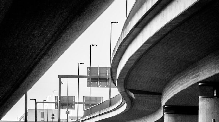 Fahrerwechsel auf der Autobahn in Schkeuditz