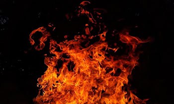 Brand in Reihenmittelhaus in Leipzig-Marienbrunn