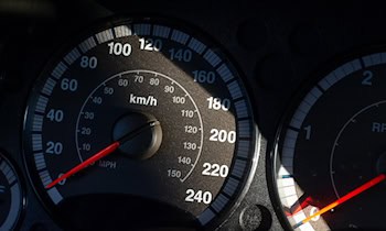 Verkehrskontrollen an der Agra-Brücke in Markkleeberg