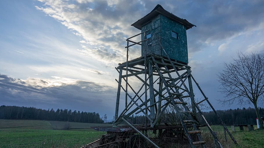 Vandalismus an Hochsitz in Dresden-Trachau