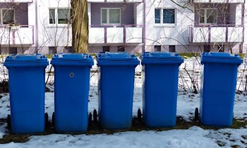 Mülltonnen in Annaberg-Buchholz angezündet