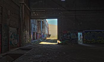 Sprengung am Stromkasten der Wasserwerke in Gotha