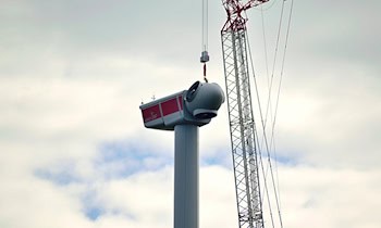 Einbruch in Windkraftanlage in Pegau