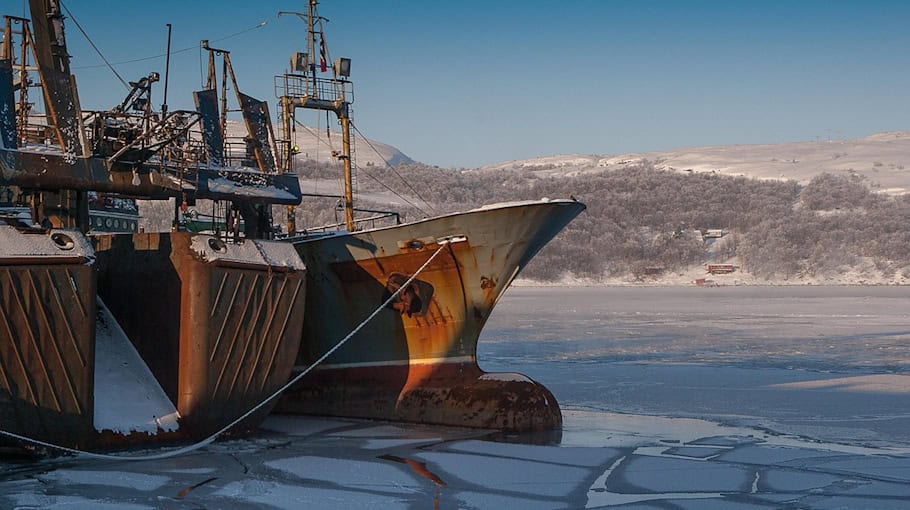 Eisscholle beschädigt Frontscheibe auf A72