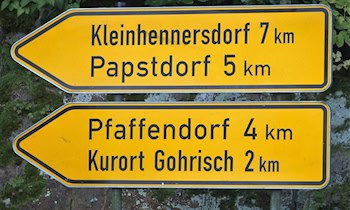 Ortsschild in Graupa gestohlen – Polizei ermittelt