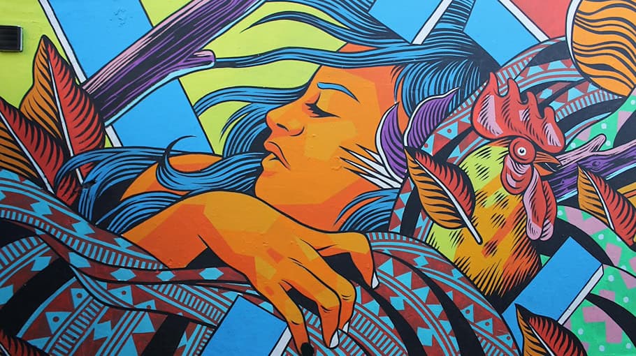 Graffiti-Schmierereien am Markt in Lommatzsch