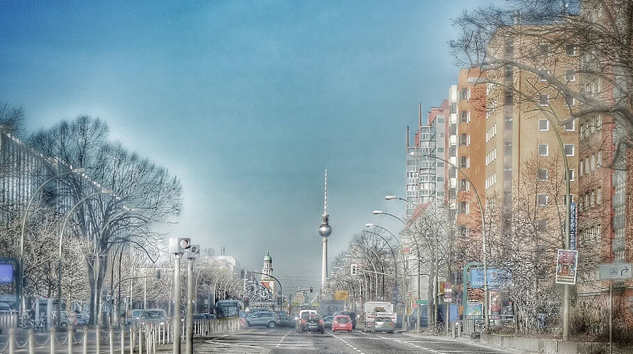 Geschwindigkeitskontrolle an der Pulsnitzer Straße in Radeberg