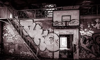 Verfassungsfeindliches Symbol am August-Bebel-Platz in Bautzen