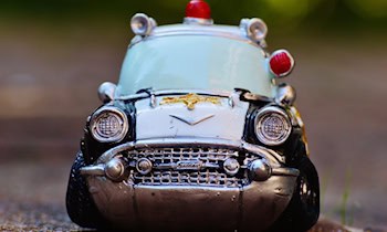 Unfall mit Streifenwagen in Leipzig-Gohlis-Süd