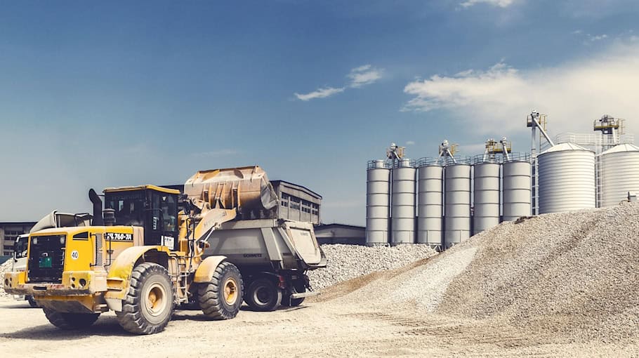 Baggertür von Baustelle gestohlen