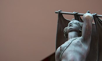 Teile der Bronzestatue in Markkleeberg gefunden