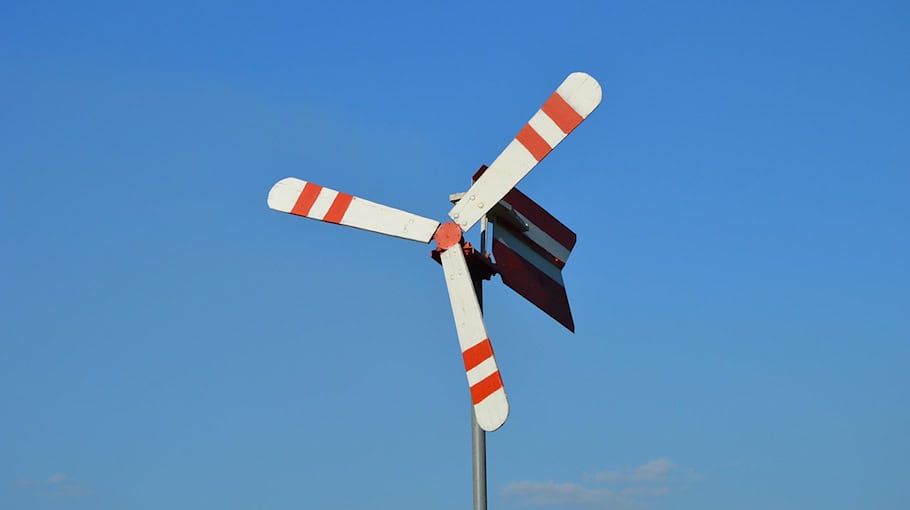 Windkraftanlage in Crostwitz in Flammen