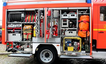 Brand in ehemaligem DDR-Wohnblock endet mit Festnahme