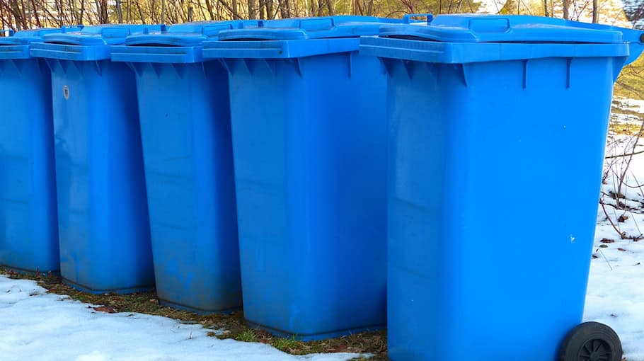 Mülltonnenbrand im Doblinaweg, Döbeln