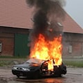 Brand an Hyundai in Tharandt