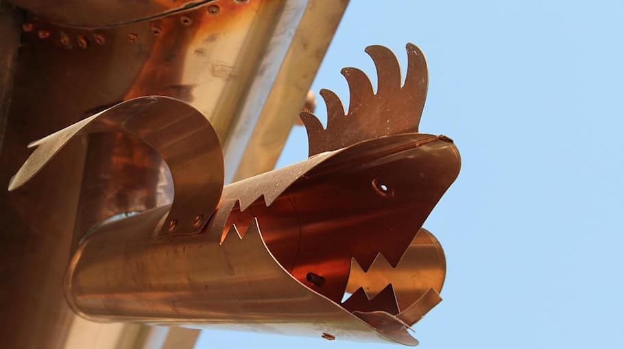 Buntmetalldiebstahl am Krankenhaus in Lichtenstein