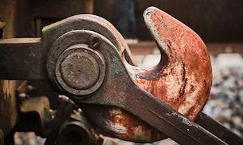 Eisenbahnwaggon in Nossen beschmiert