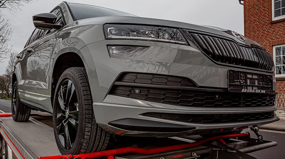 Vandalismus am Sechsstädteplatz: Skoda Octavia verkratzt