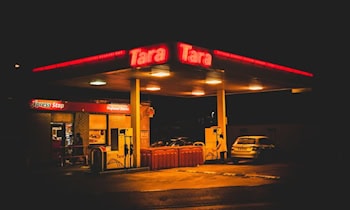 Brand im Tankstellengebäude in Limbach-Oberfrohna