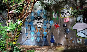 Vandalismus an Sitzgruppe in Bischofswerda