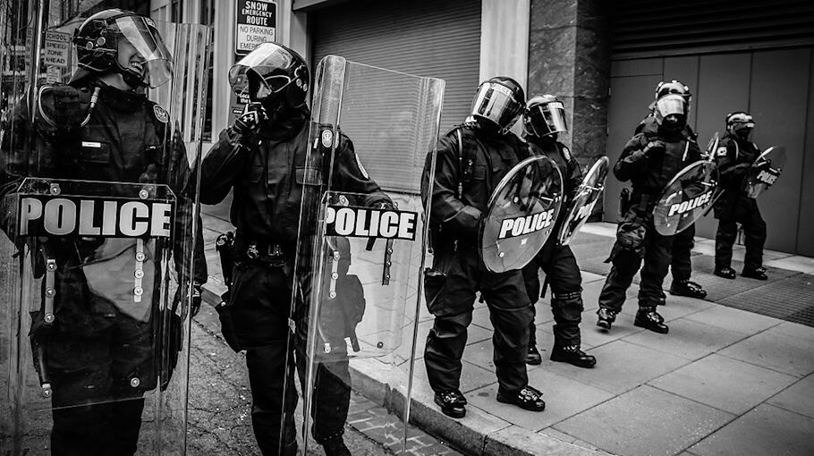 Polizeieinsatz in Chemnitz Innenstadt