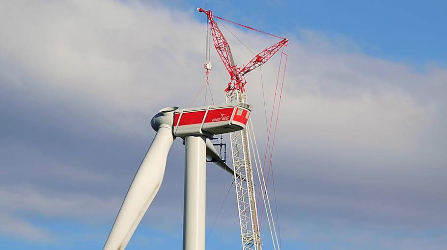 Kupferdiebstahl an Windrad in Roßwein-Littdorf