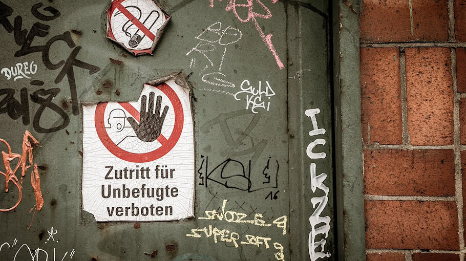 Verfassungswidrige Schmiererei in Bautzen