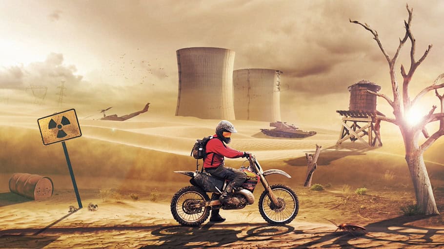 Fluchtversuch im Wald bei Schwarzkollm