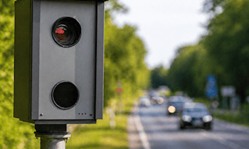 Geschwindigkeitskontrolle auf der B 97