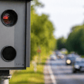 Geschwindigkeitsmessung auf B 93 in Zwickau